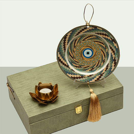 Evil Eye Circular Design Hamper