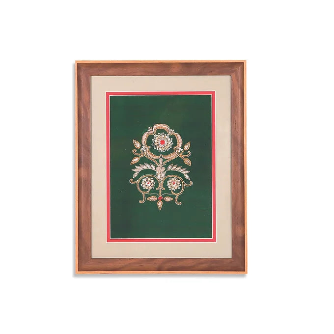 Karigari Collection - Embroidery Pushp Wall Art
