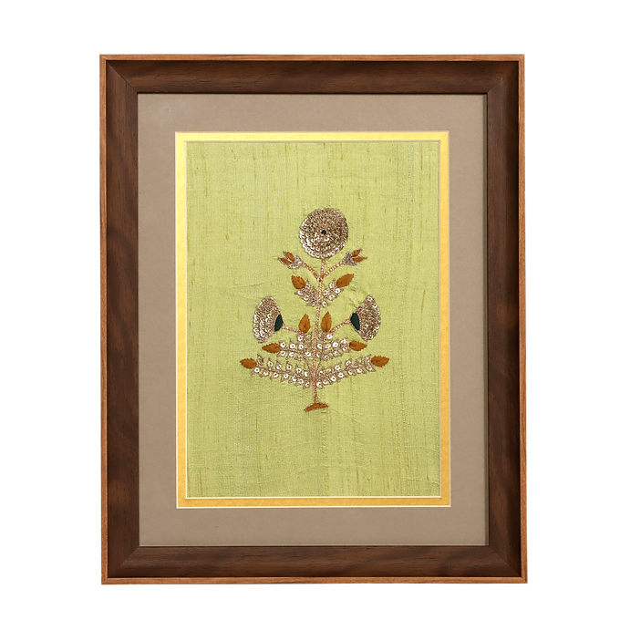 Karigari Collection - Embroidery Suryamukhi Wall Art