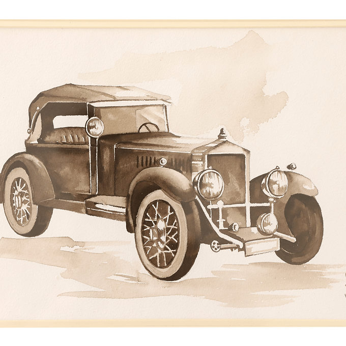 Vahaan Collection Wall Painting - Ford Model T Vintage Car