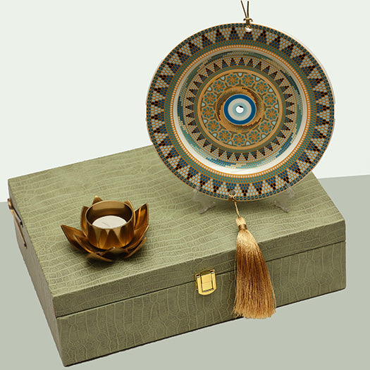 Evil Eye Pyramid Design Hamper