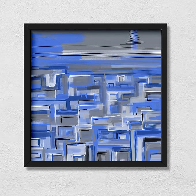 Saar Collection - Cityscapes Digital Wall Art
