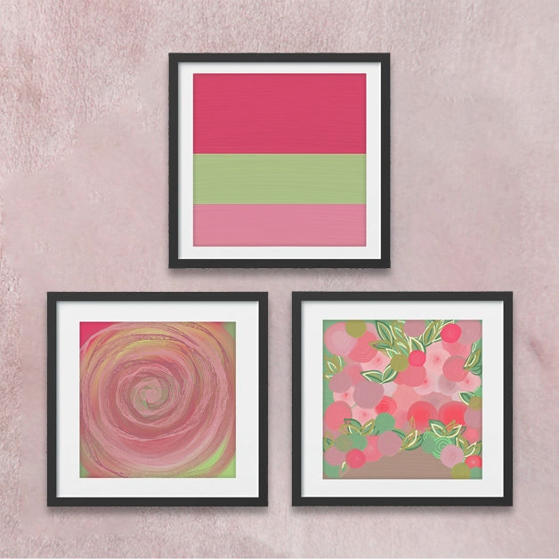 Saar Collection - The Rose Garden Digital Wall Art Combo