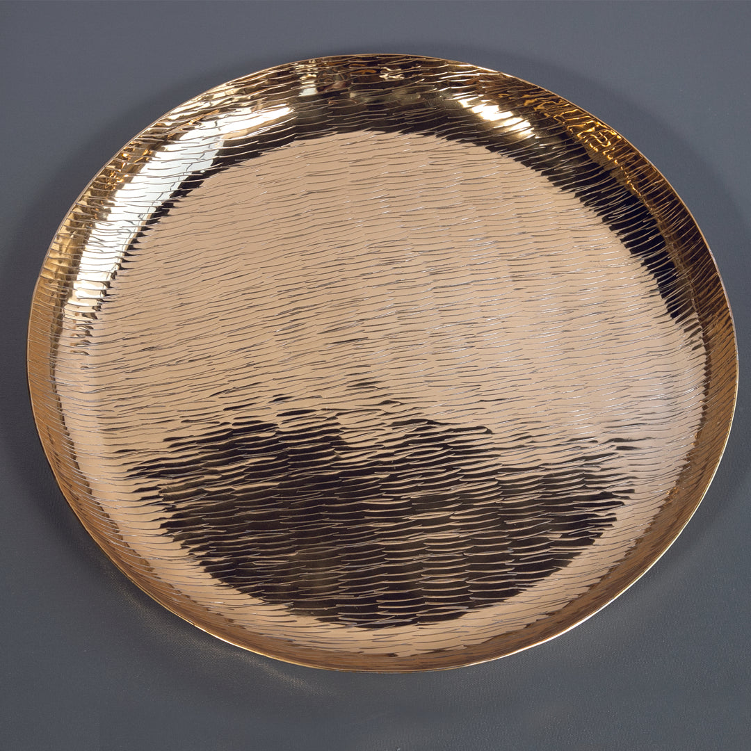 Alu Parsian Gold Platter Table