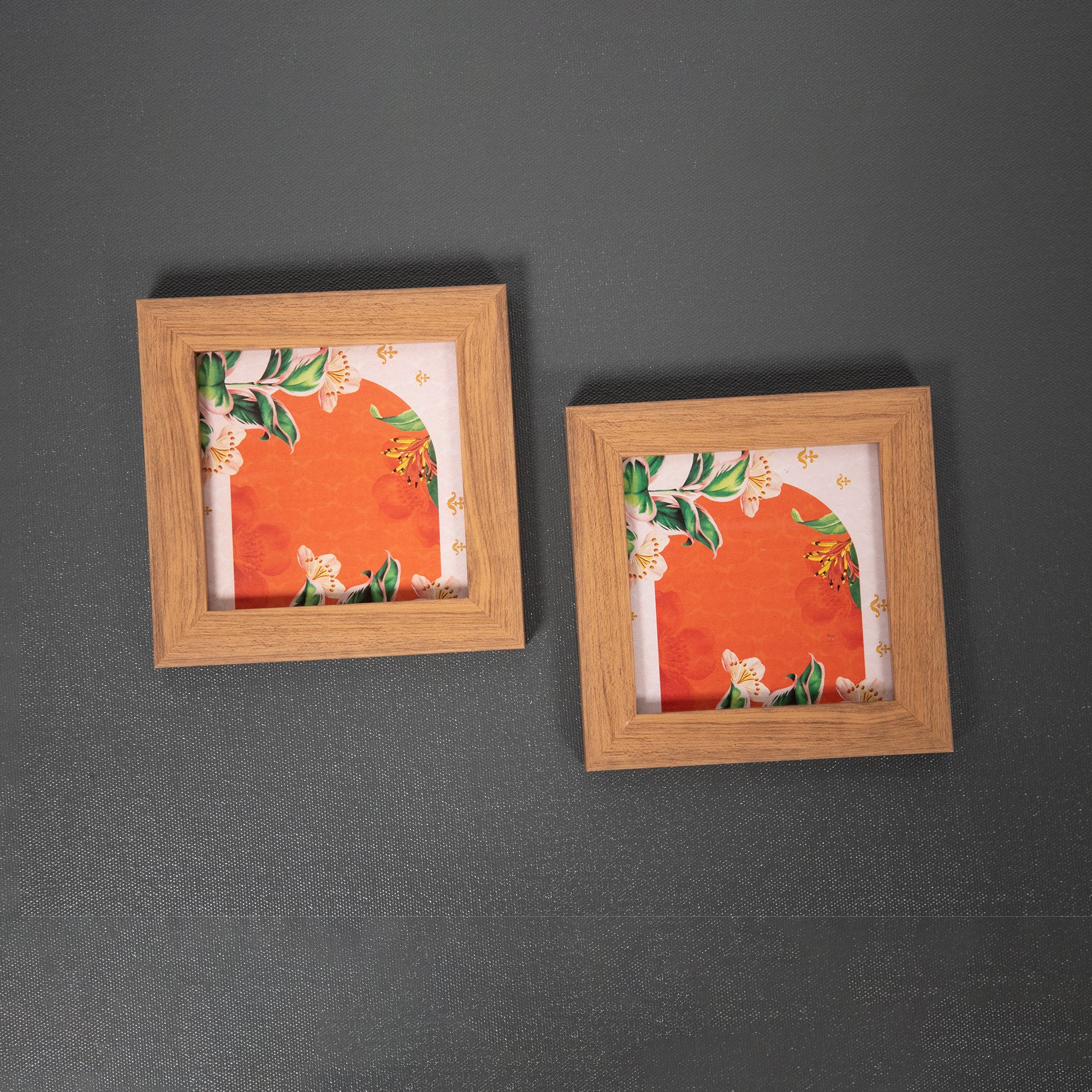 Orange Zest Series Coasters - Set of 2