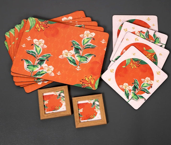 Orange Series Tablemats - Set of 6