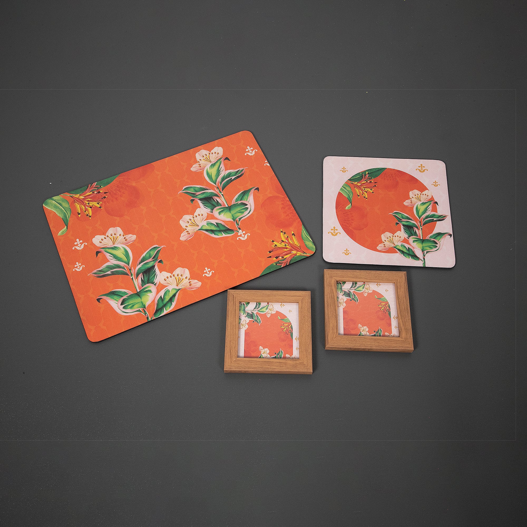 Orange Zest Series Tablemats (Large) - Set of 6