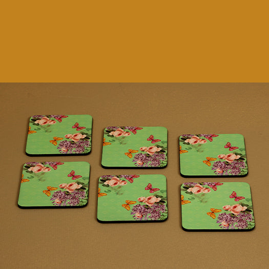 Groovy Mint Series Coasters - Set of 6