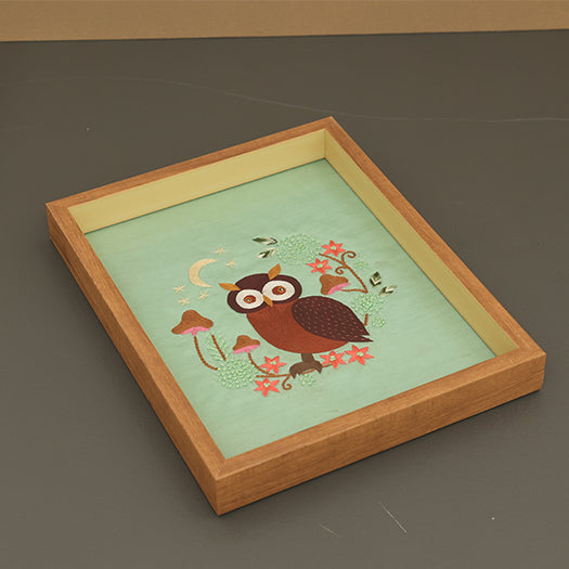 Karigari Owl Tray